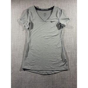 Nike Pro Shirt Womens Small Dri-FIT Athletic Fitted Short Sleeve Workout Top